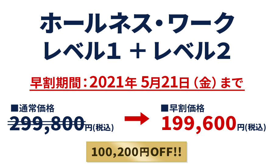 ホールネス・ワーク レベル1セミナー+レベル2