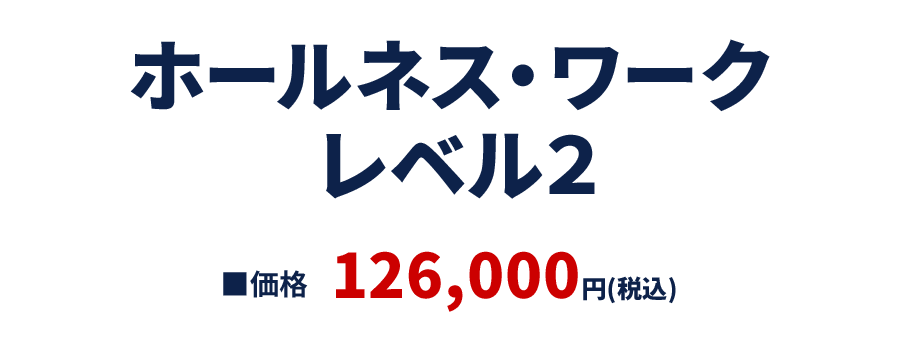 ホールネス・ワーク レベル2